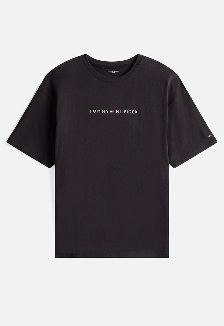 Tommy Hilfiger - Ss Tee Cont. Logo - Black