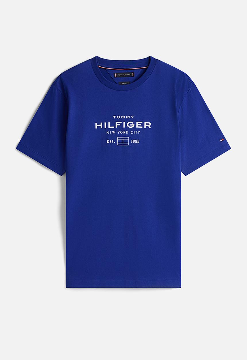 Tommy Hilfiger - Hilfiger Stack Graphic Tee - Wedge Blue