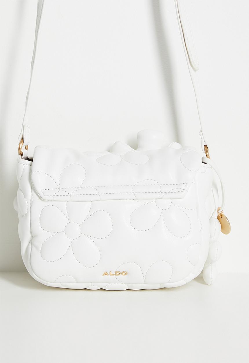 ALDO - Fflowerpuffy shoulder bag - white