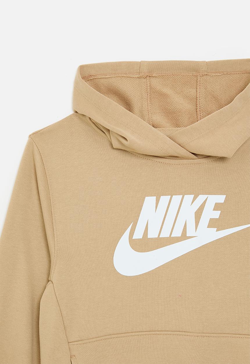 Nike - Nike sportswear club french terry hoodie - hemp