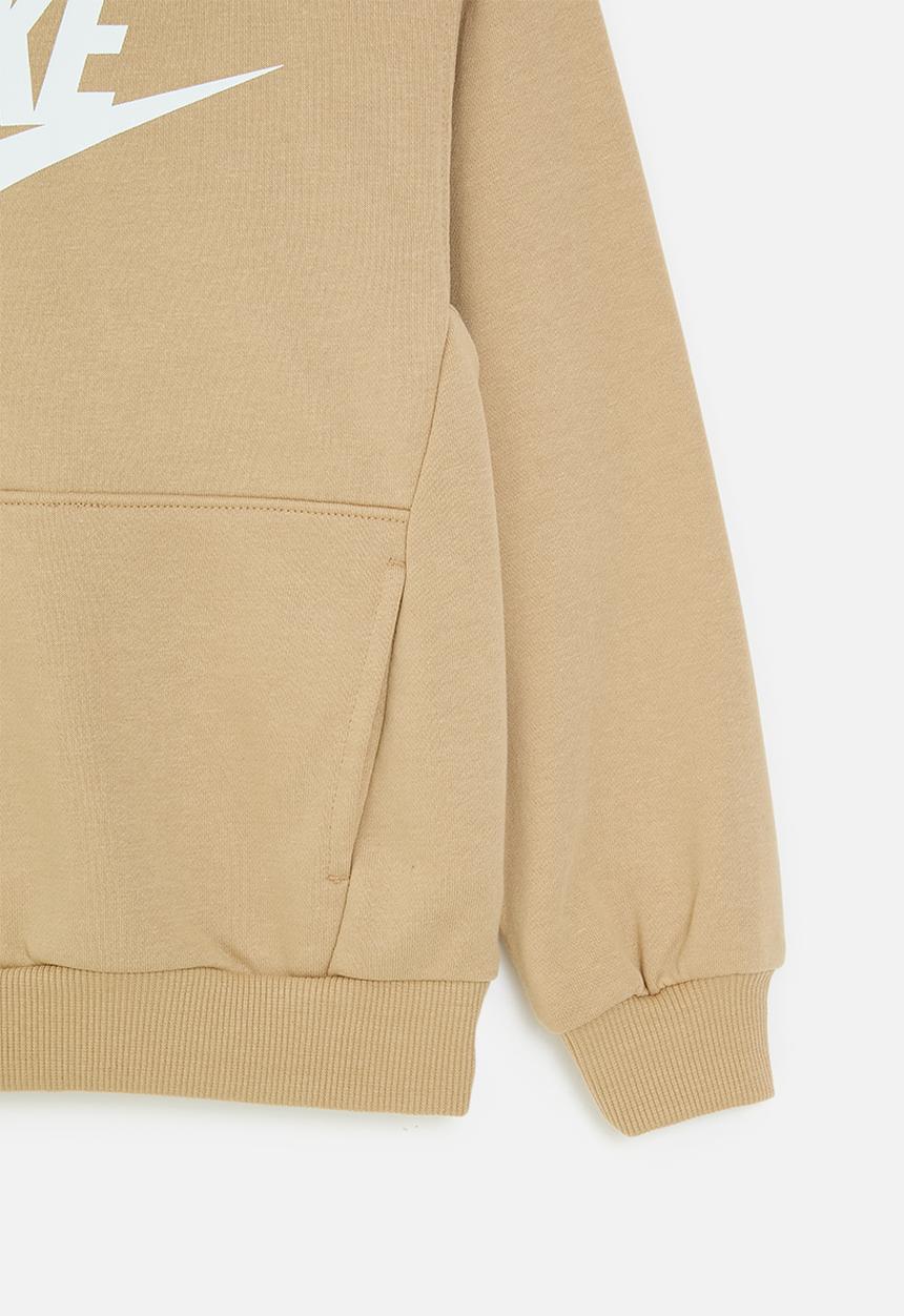 Nike - Nike sportswear club french terry hoodie - hemp