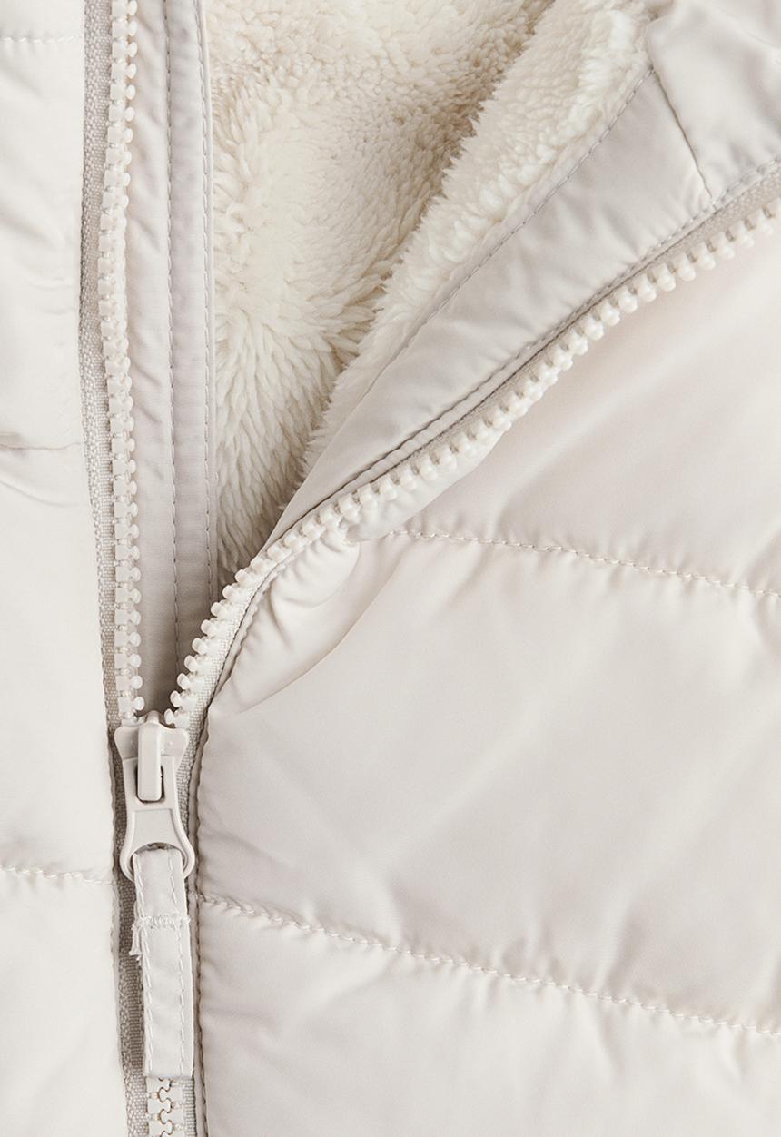 H&M - Pile-lined snowsuit - white