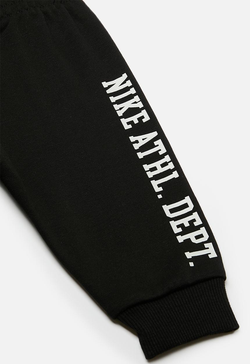 Nike - Nike pe pullover hoodie and pants set - black