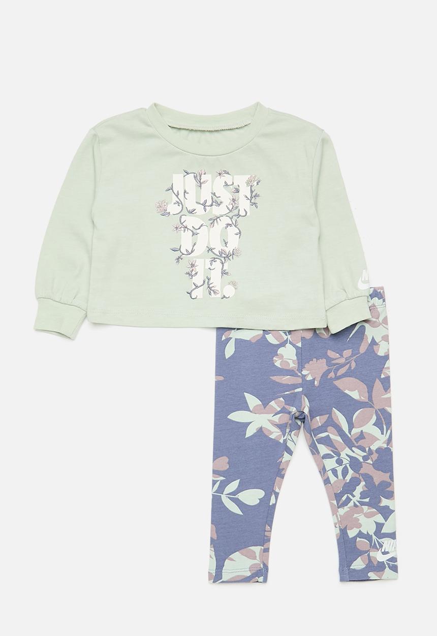 Nike - Nike printed club legging set - world indigo