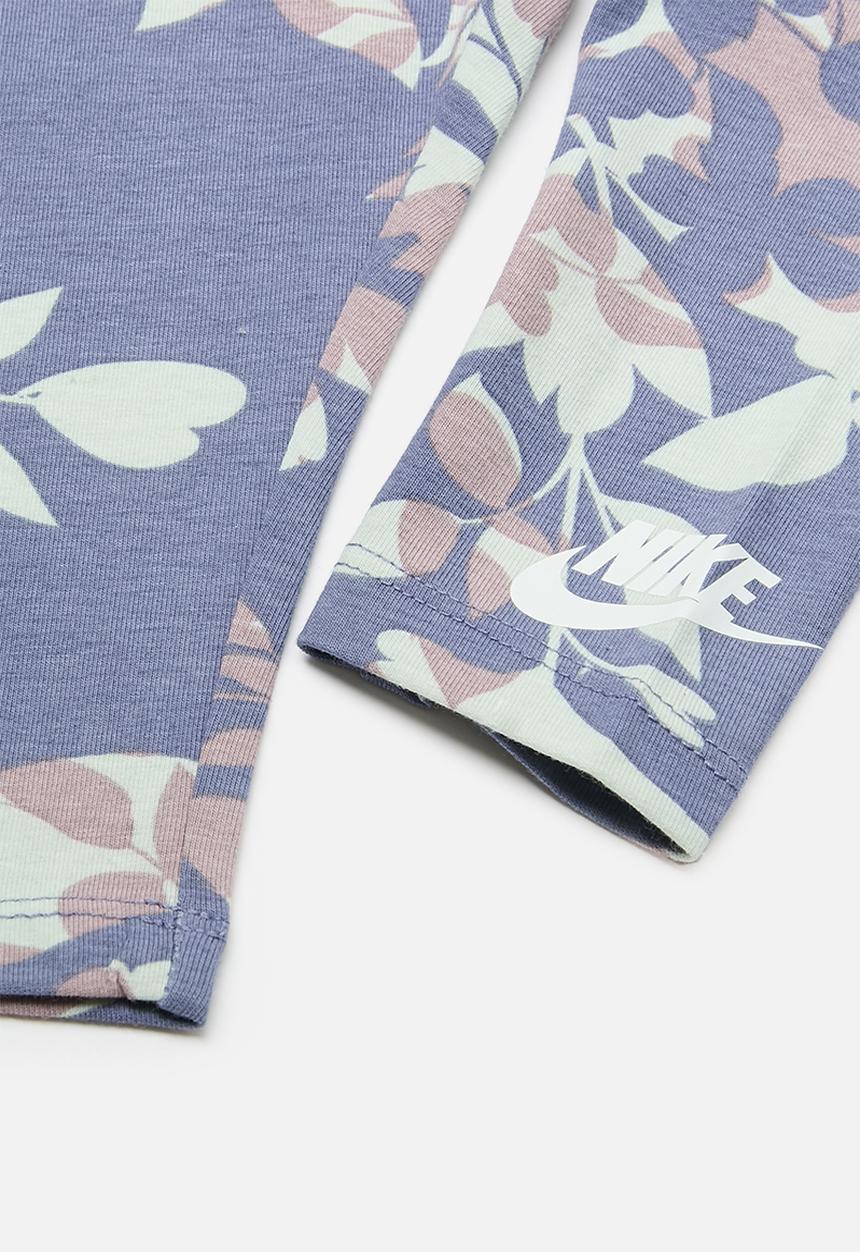Nike - Nike printed club legging set - world indigo