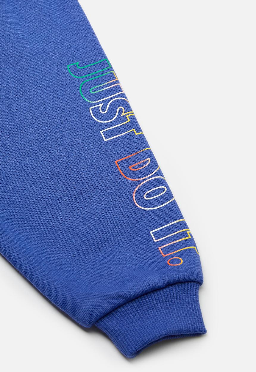 Nike - Nike all-over print reveal tee and pants set - comet blue