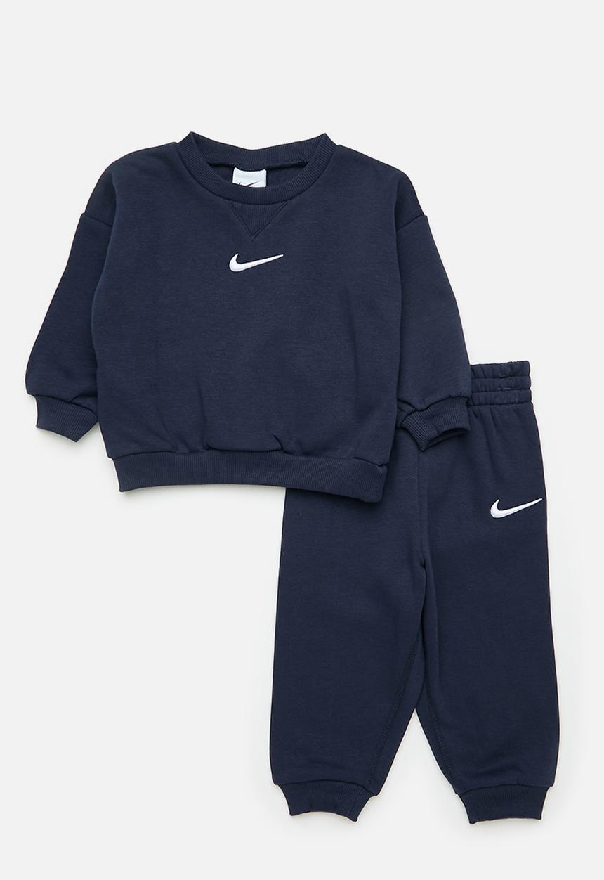 Nike - Nike essential fleece crew set - midnight navy