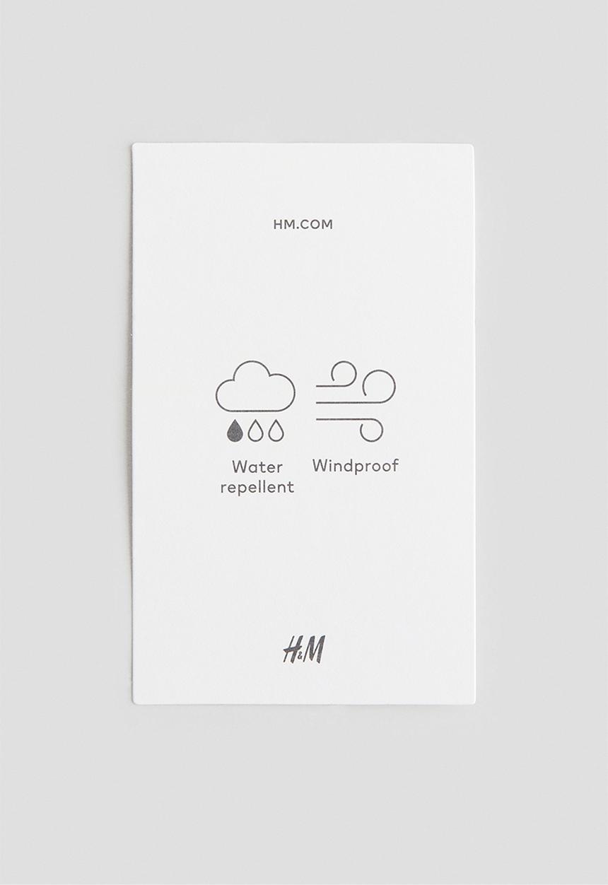H&M - Water-repellent windbreaker - forest green