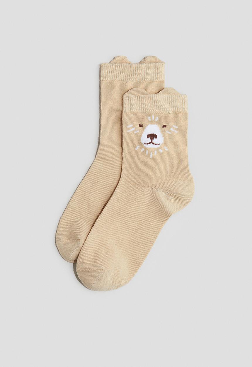 H&M - 7-Pack socks - green/bears