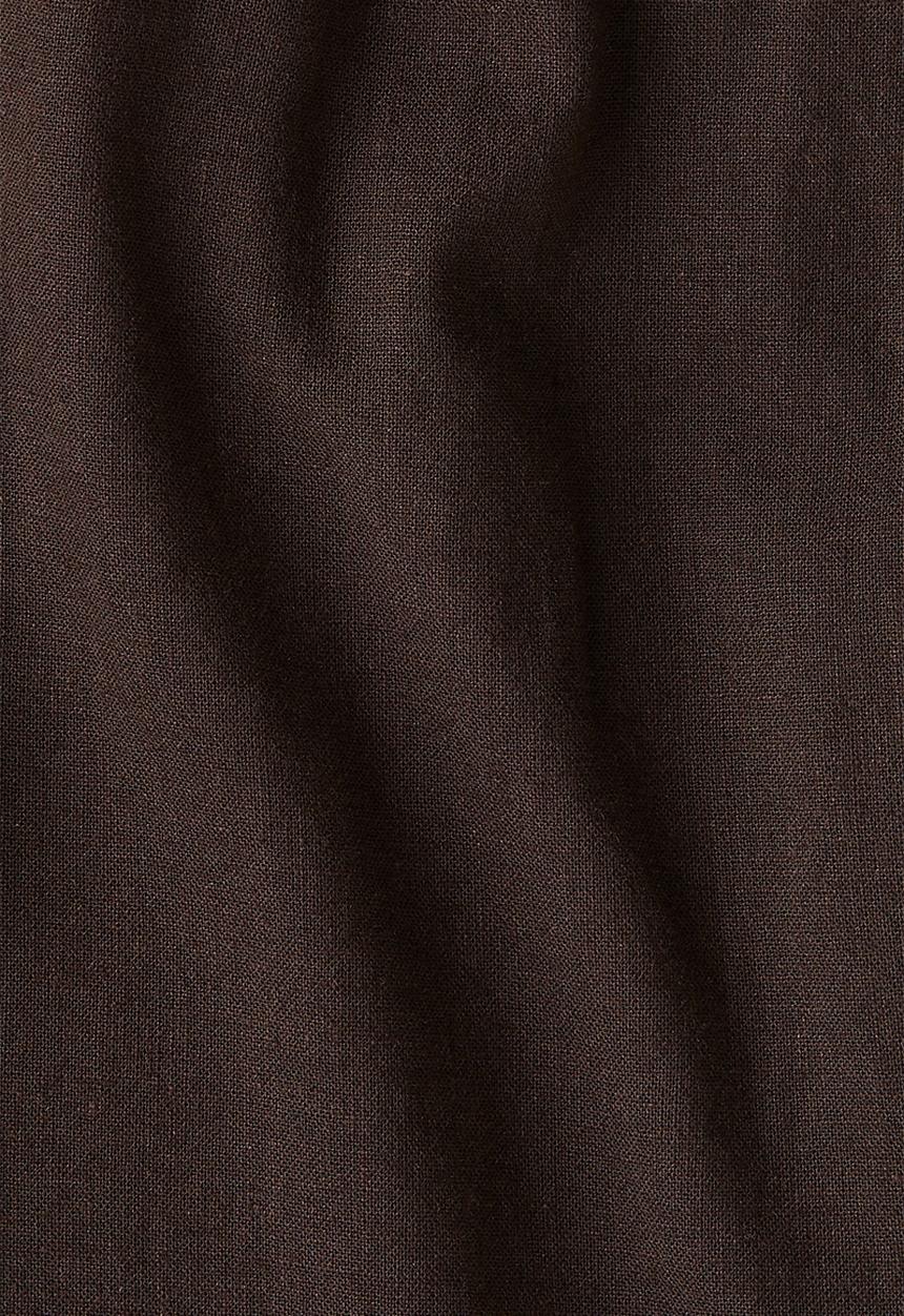 H&M - Regular fit linen-blend trousers - brown