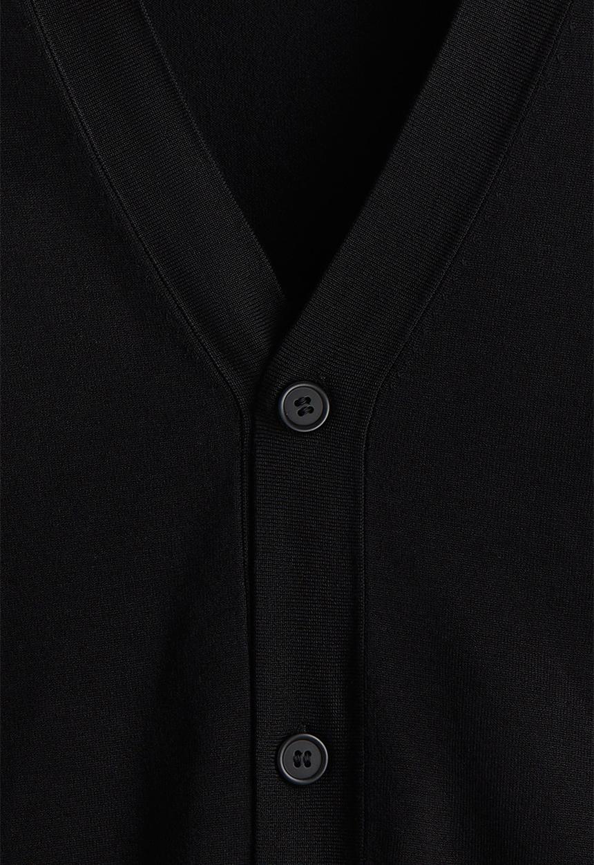 H&M - Regular fit fine-knit cardigan - black