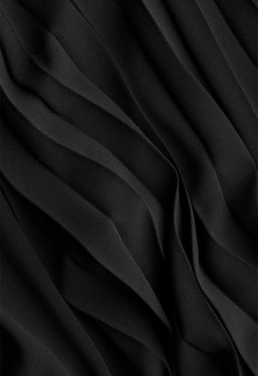 H&M - Pleated dress - black