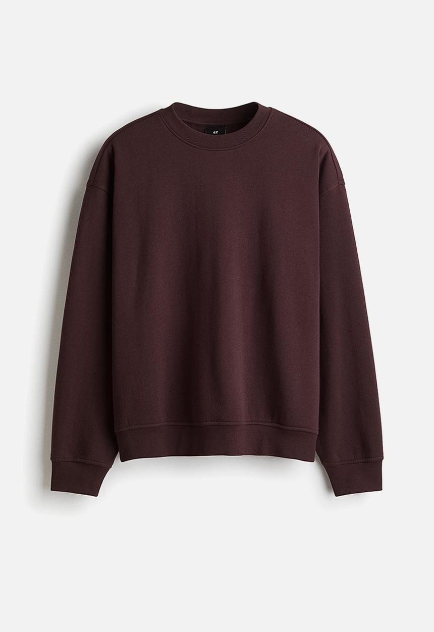 H&M - Loose fit sweatshirt - plum