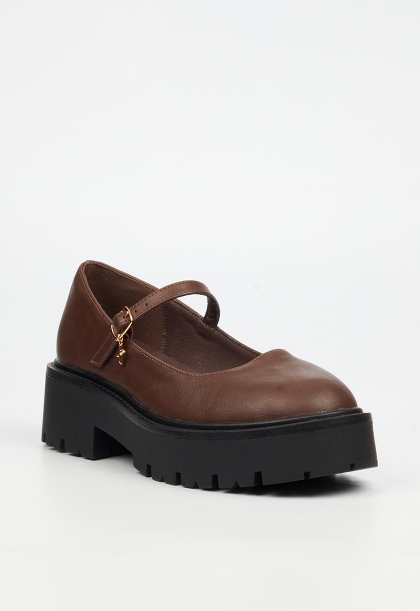 Rock & Co - Hendrix 1 chunky mary jane - chocolate