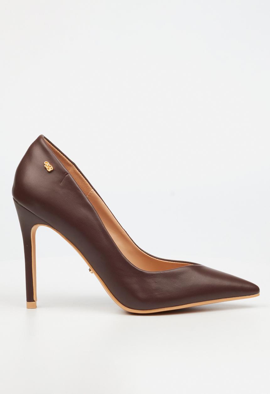 Miss Black - Lola 61 v-cut heel - chocolate