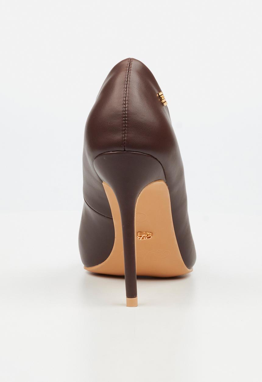Miss Black - Lola 61 v-cut heel - chocolate