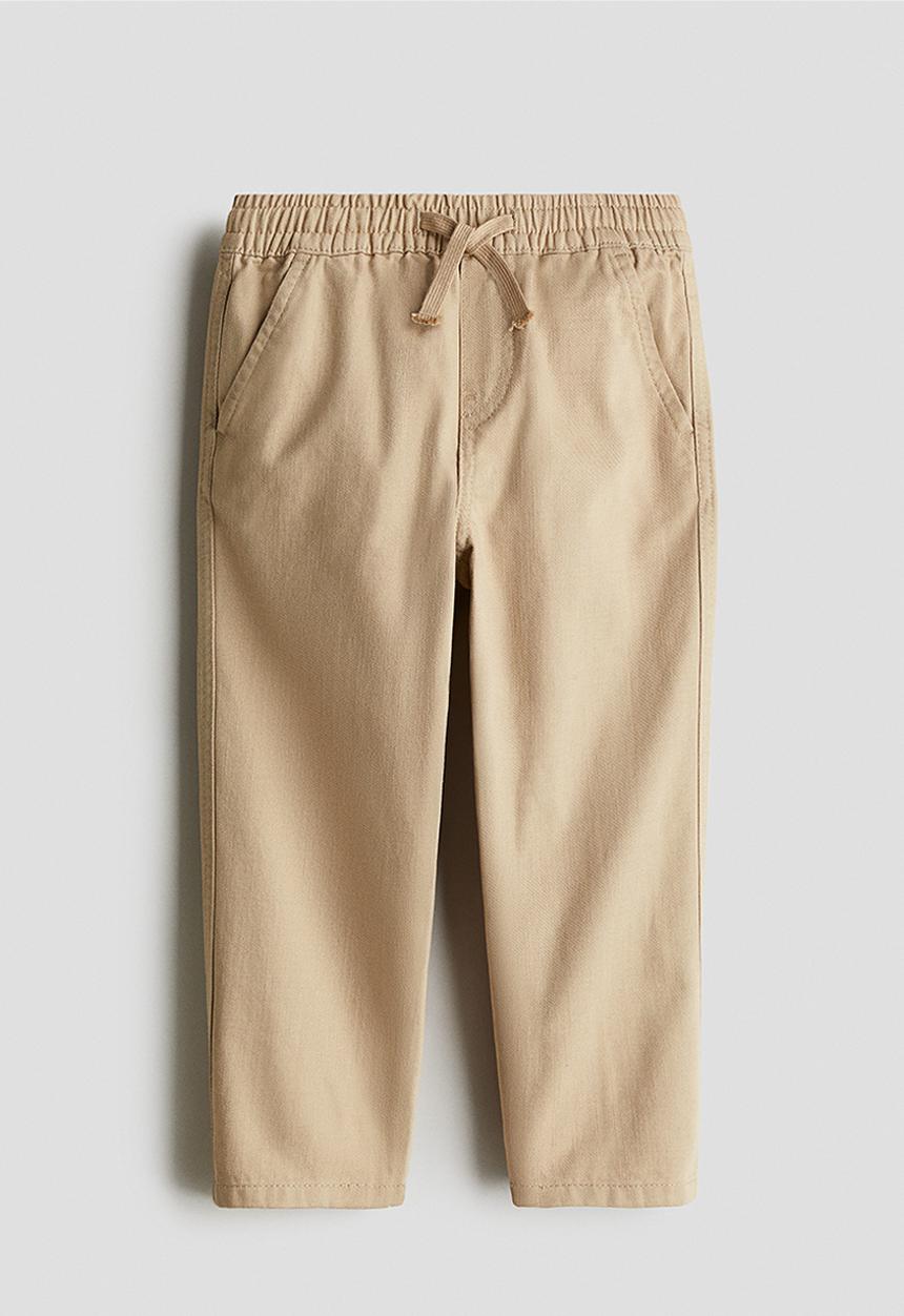 H&M - Cotton twill trousers - beige