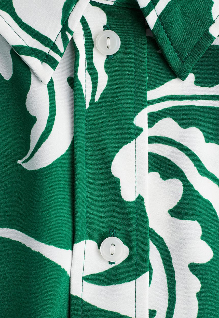 H&M - Patterned shirt - green/patterned