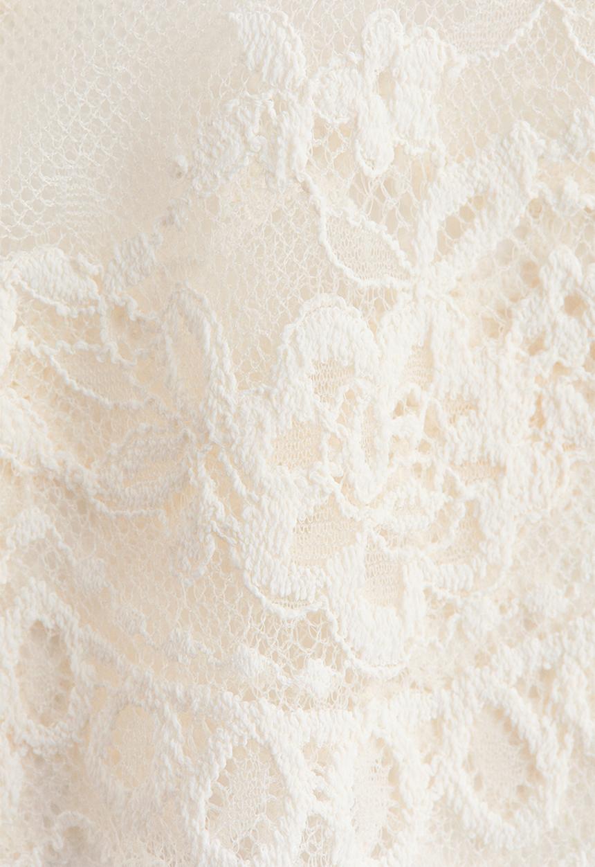 H&M - 2-Pack lace brazilian briefs - cream