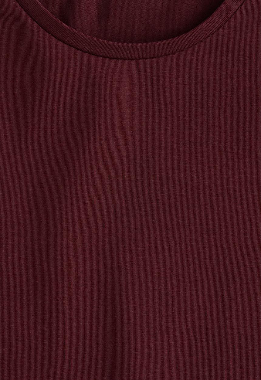 H&M - Short T-shirt - burgundy