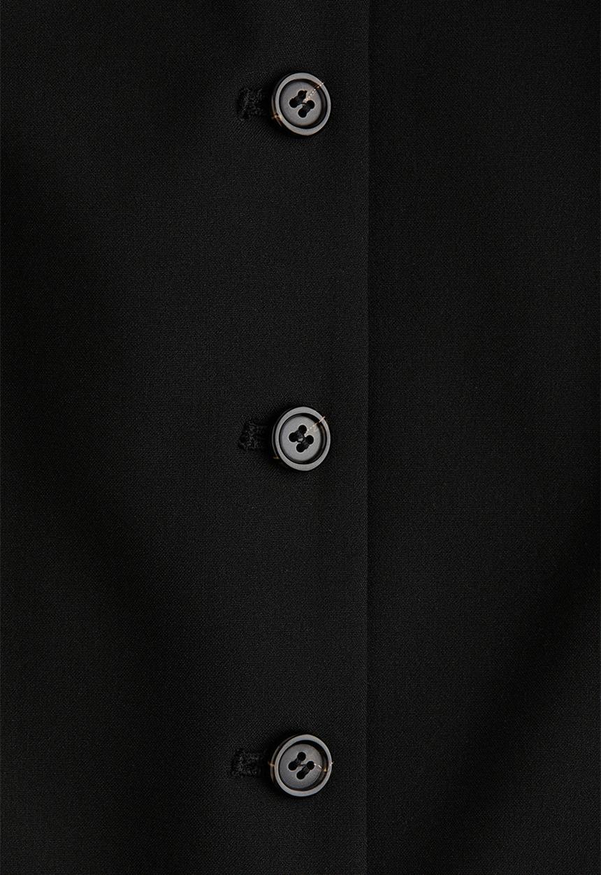 H&M - Long waistcoat - black