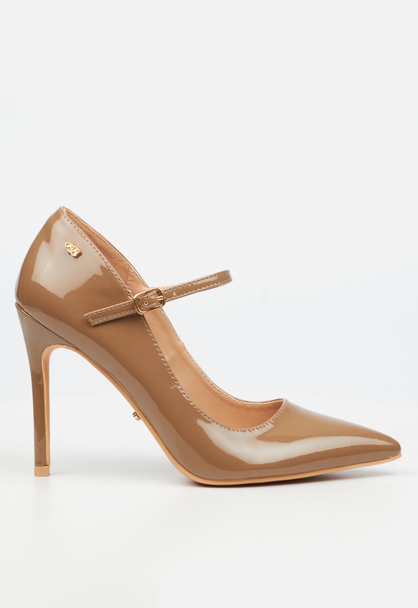 Miss Black - Lola 62 mary jane heel - taupe