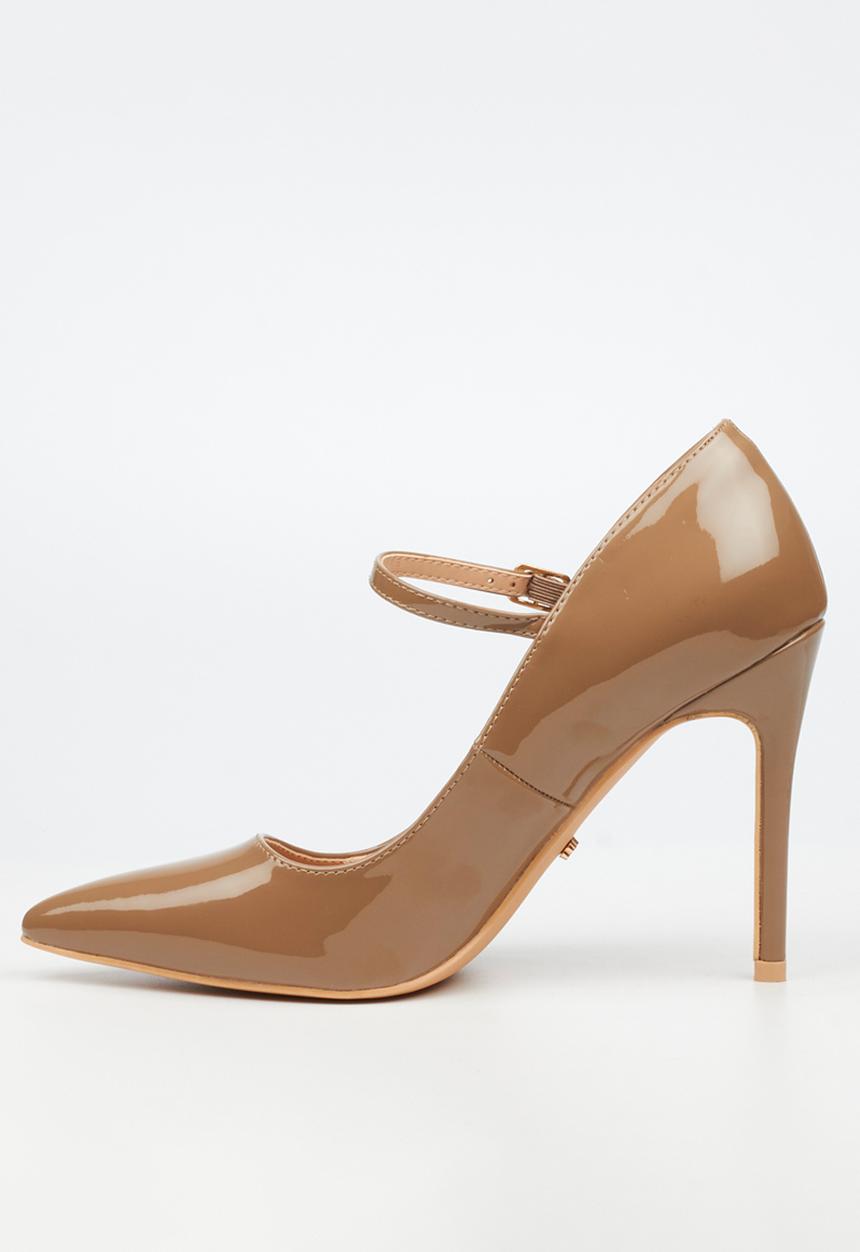 Miss Black - Lola 62 mary jane heel - taupe