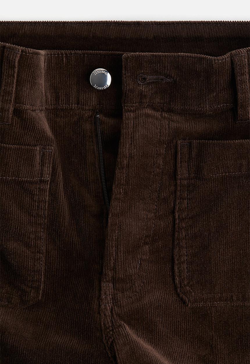 H&M - Flared corduroy trousers - dark brown
