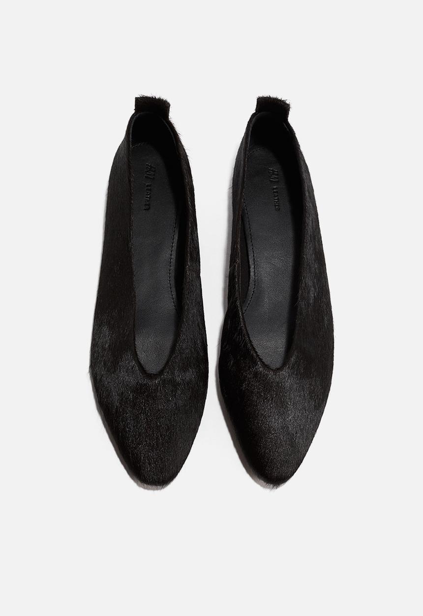 H&M - Leather ballet pumps - dark brown 