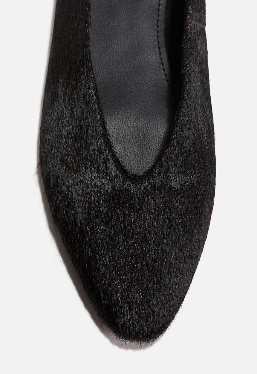 H&M - Leather ballet pumps - dark brown 