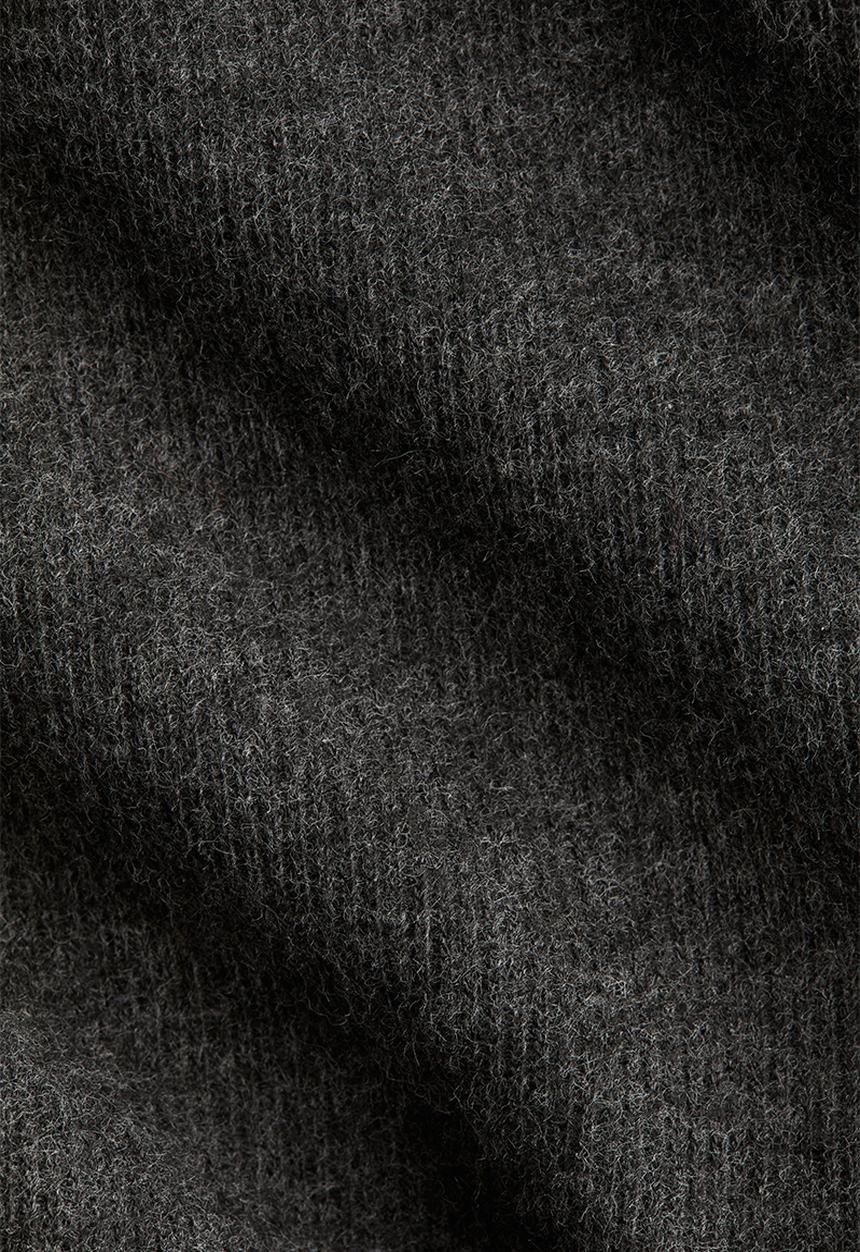 H&M - Knitted top - dark grey marl 