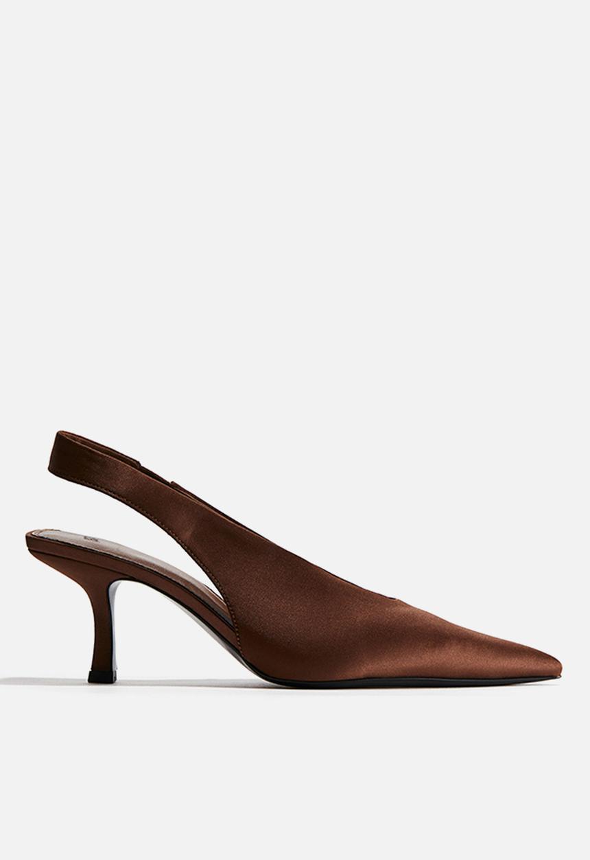 H&M - Pointed slingbacks - dark brown