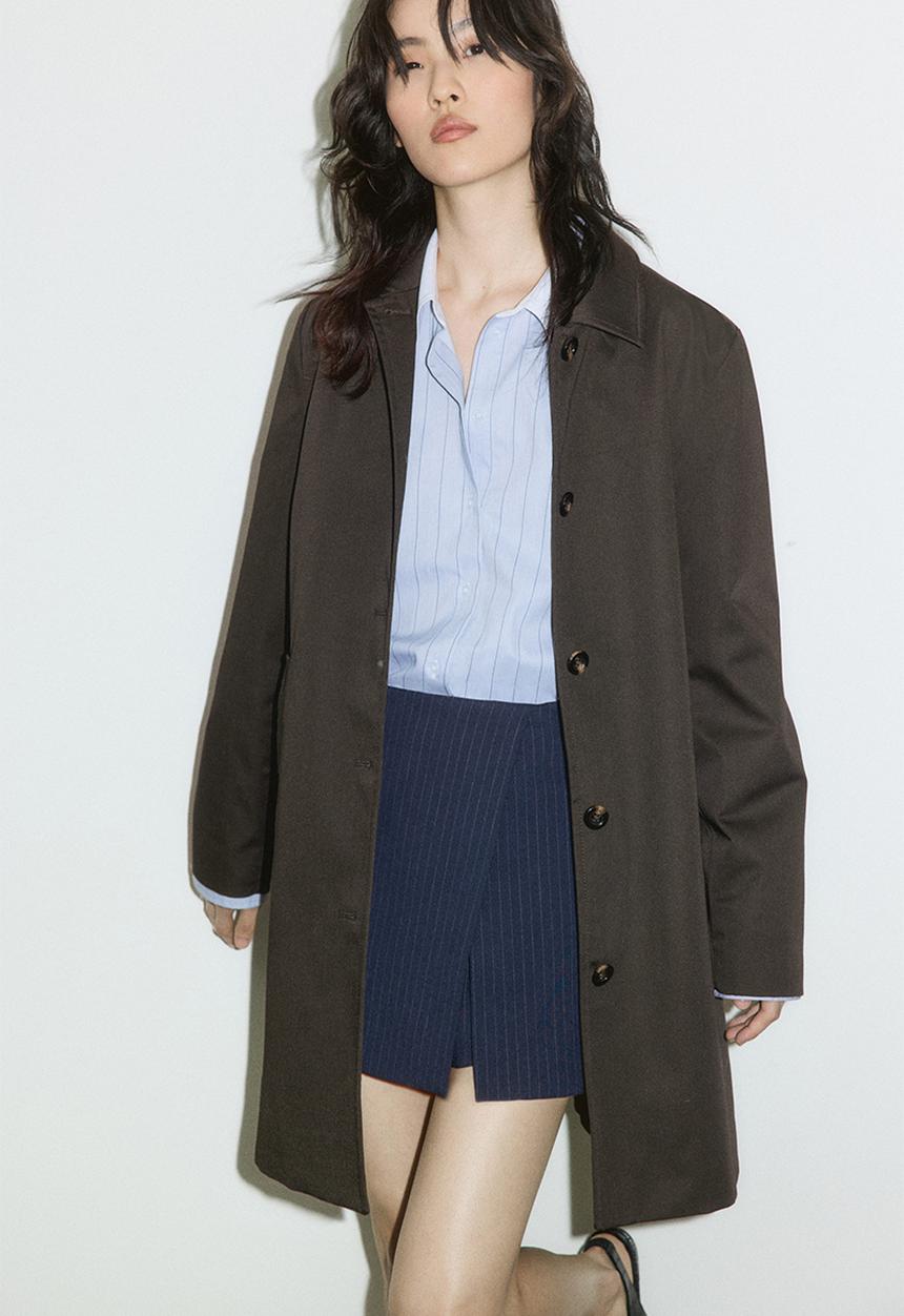 H&M - Car coat - dark brown 
