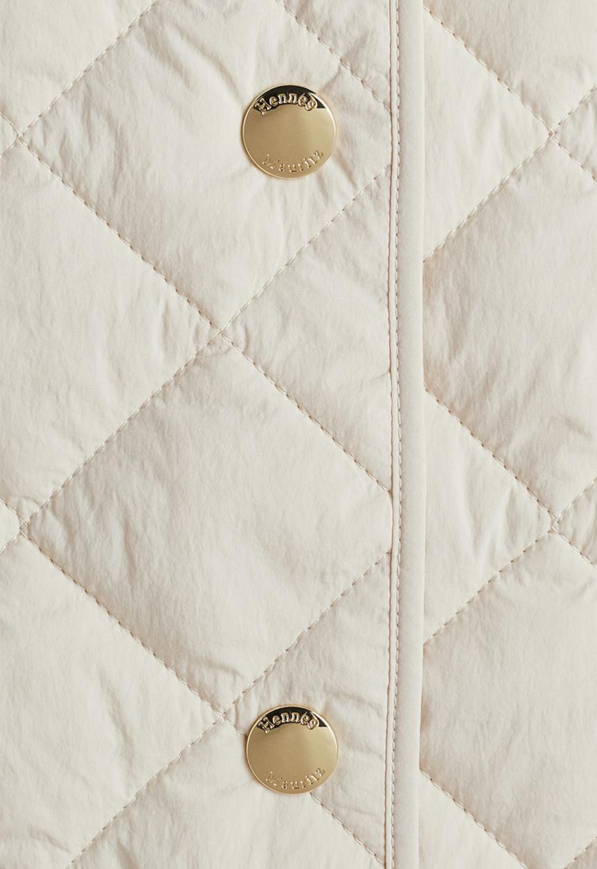 H&M - Quilted gilet - light beige