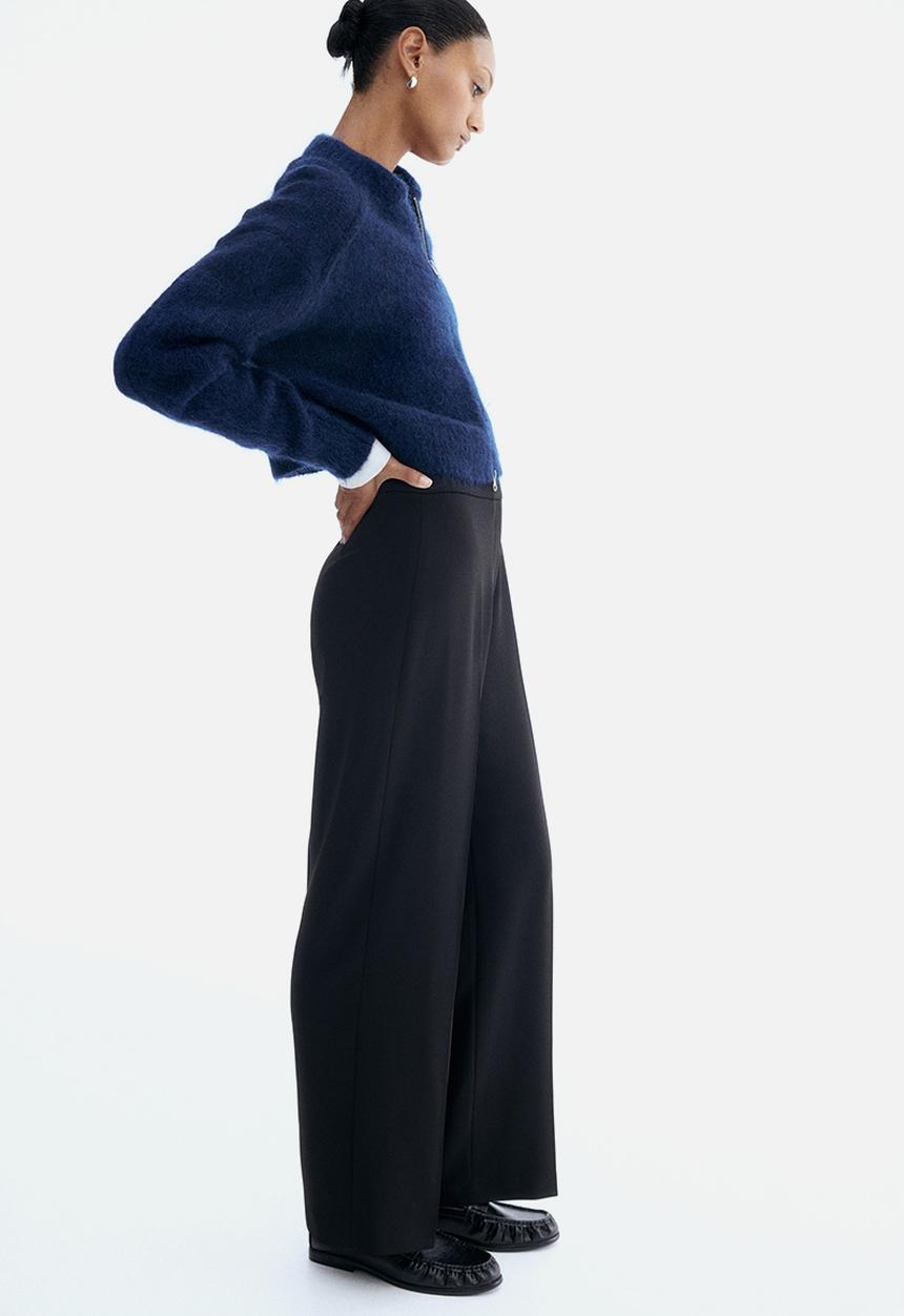 H&M - Tailored trousers - black