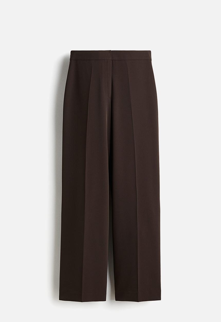 H&M - Tailored trousers - dark brown