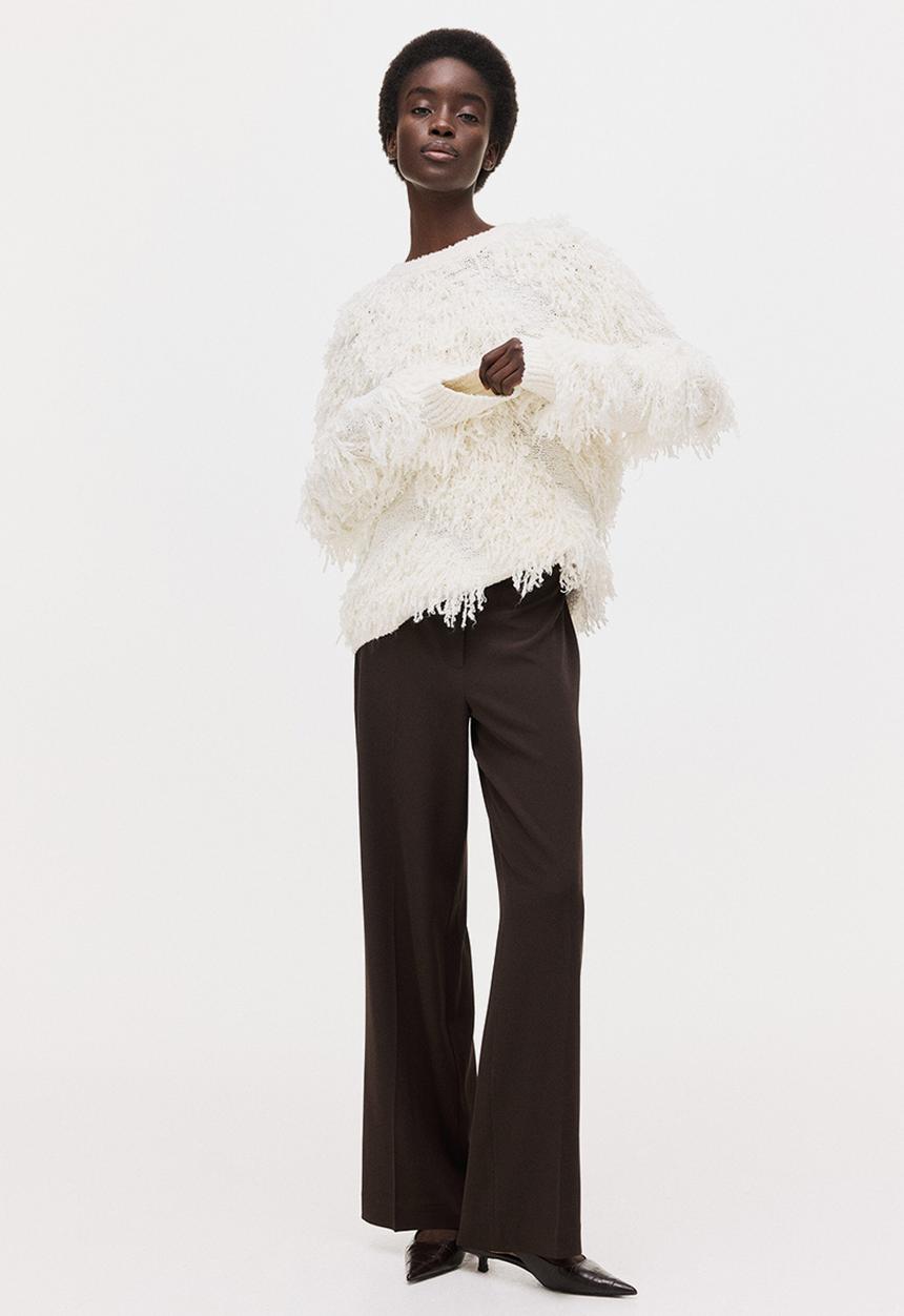H&M - Tailored trousers - dark brown