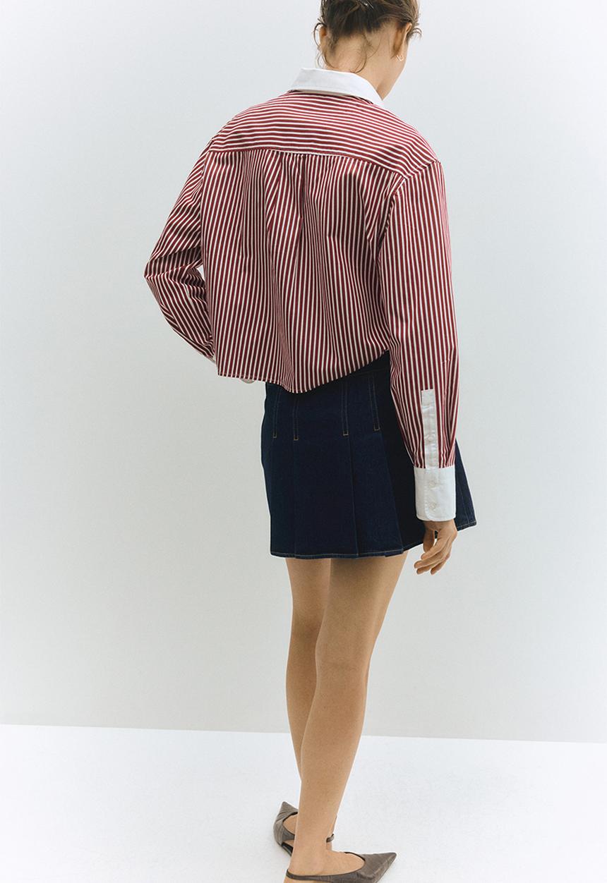 H&M - Pleated skort - blue