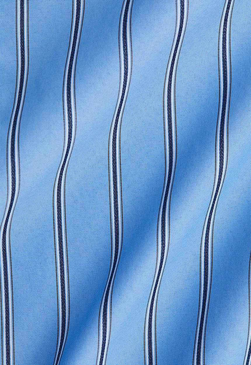 H&M - A-line shirt dress - blue