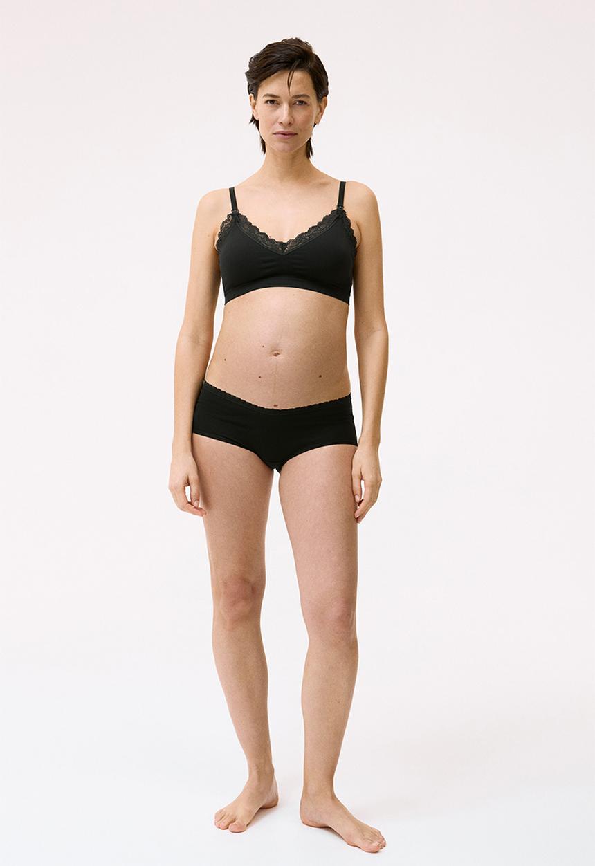 H&M - Mama 2-pack padded nursing bras - light pink & black