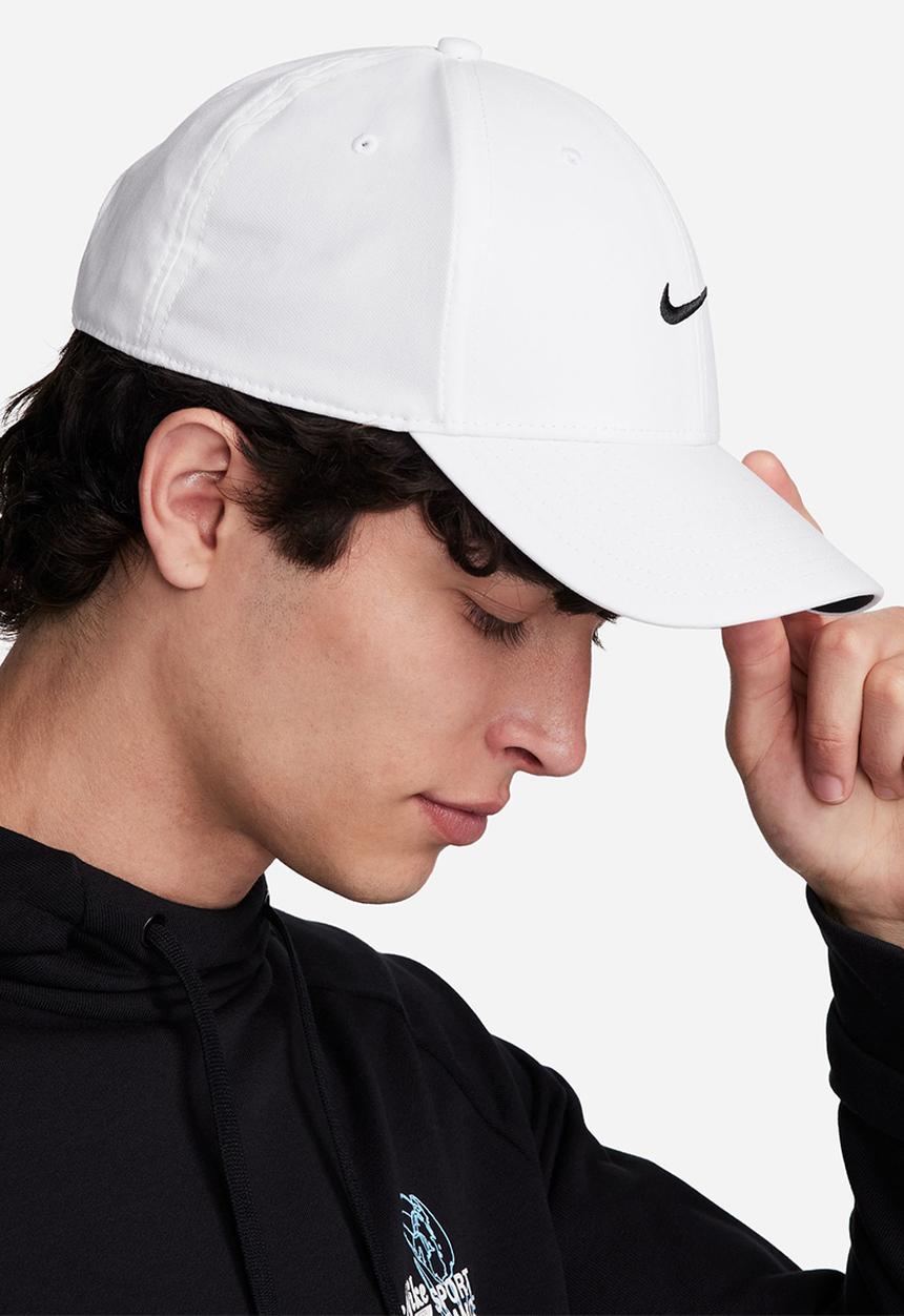 Nike - Nike Club Structured Swoosh Cap - White