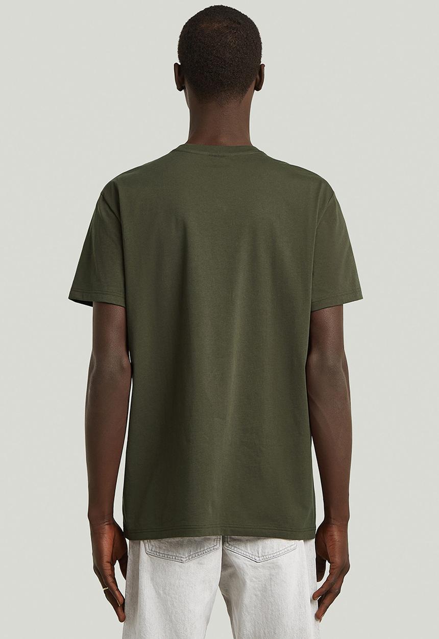 G-STAR - Base-S V T short sleeve - Asfalt