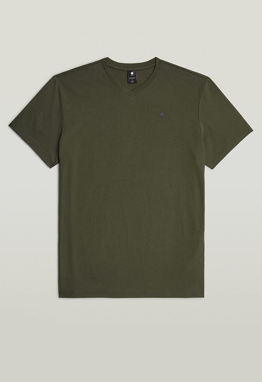 G-STAR - Base-S V T short sleeve - Asfalt