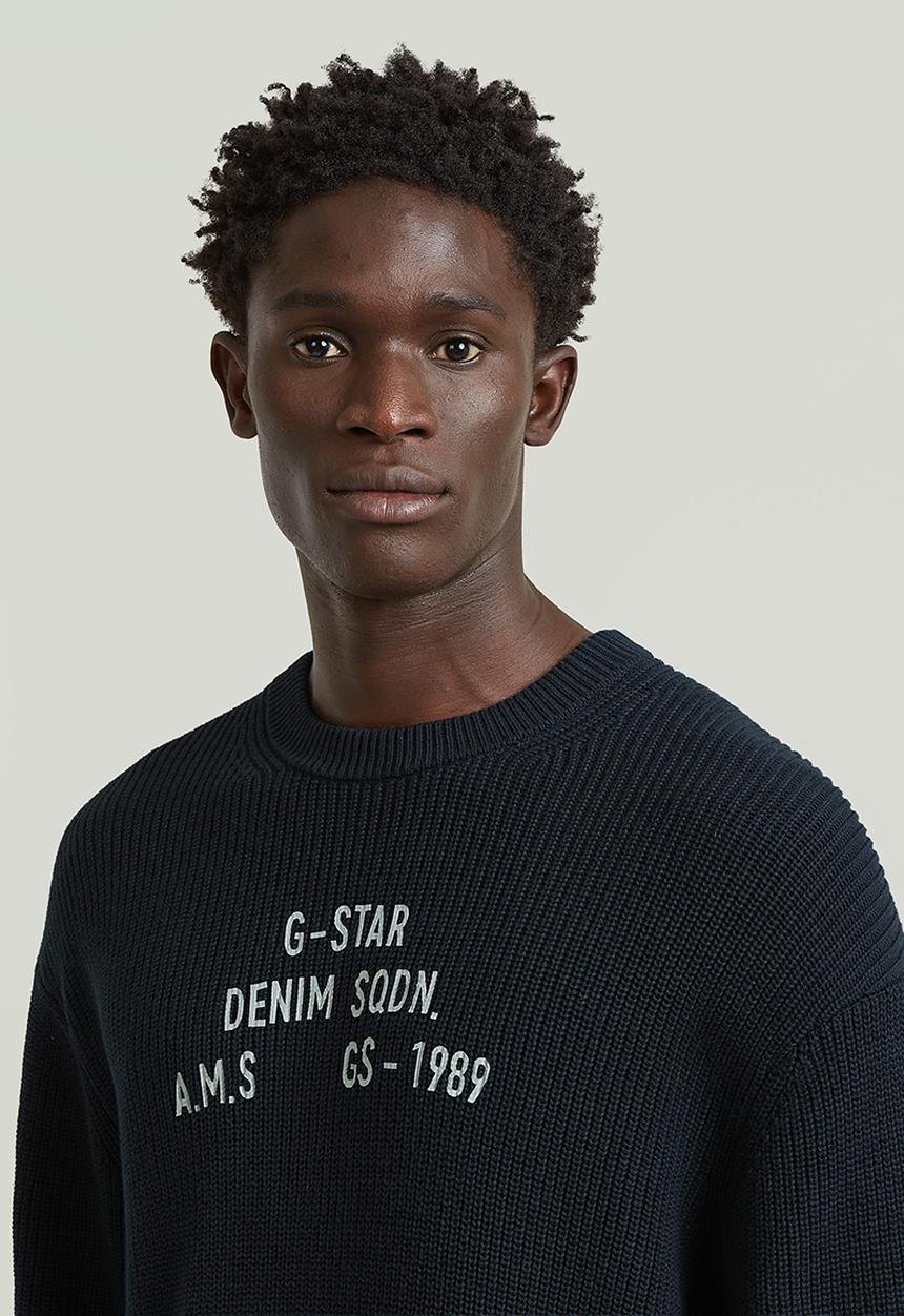 G-STAR - Stencil Gr Loose R Knit - Salute