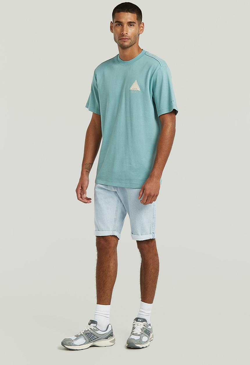G-STAR - Small Logo R T - Mineral Blue