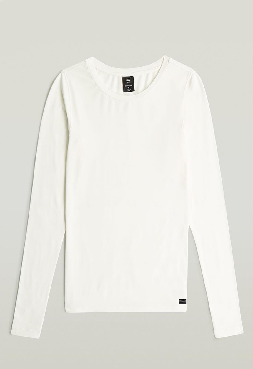 G-STAR - 2nd skin r t long sleeve wmn - Milk