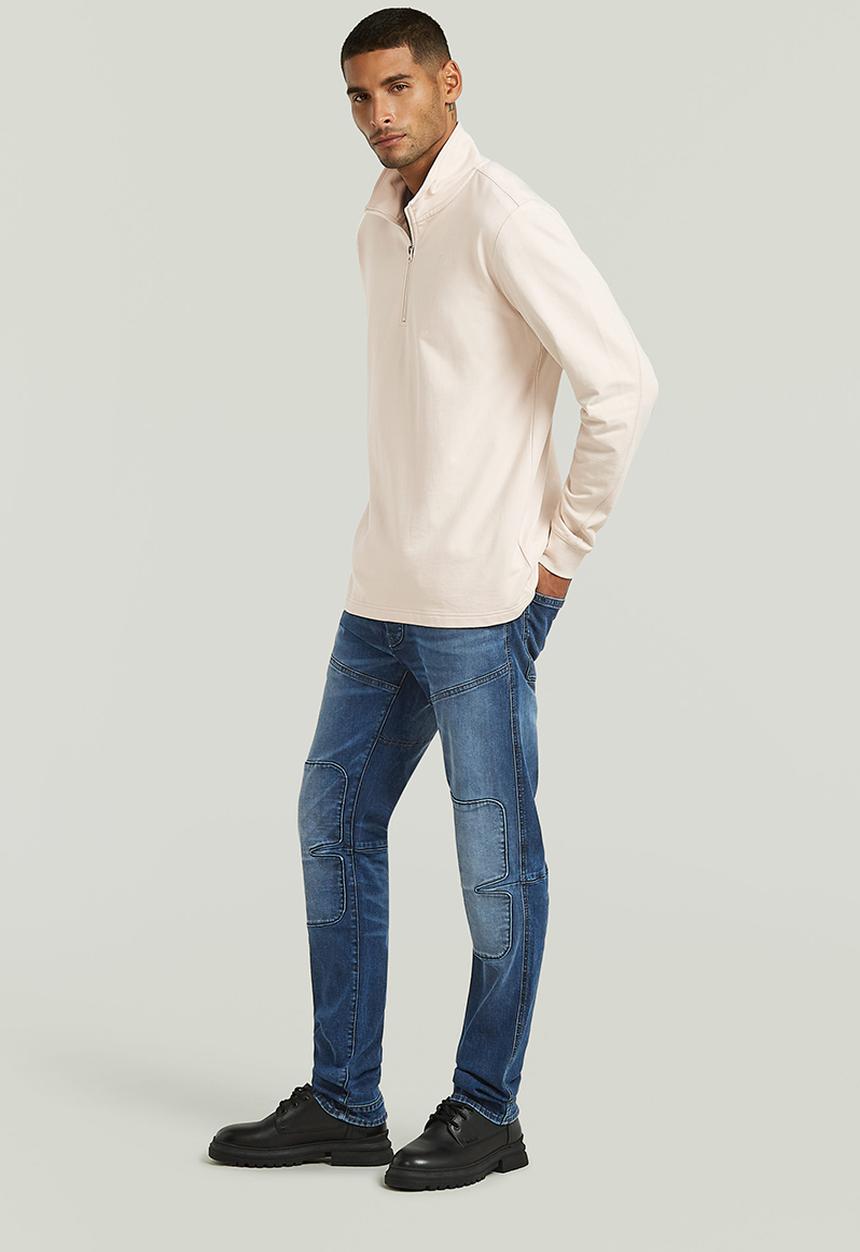 G-STAR - Tweeter Half Zip Long sleeve  - Whitebait
