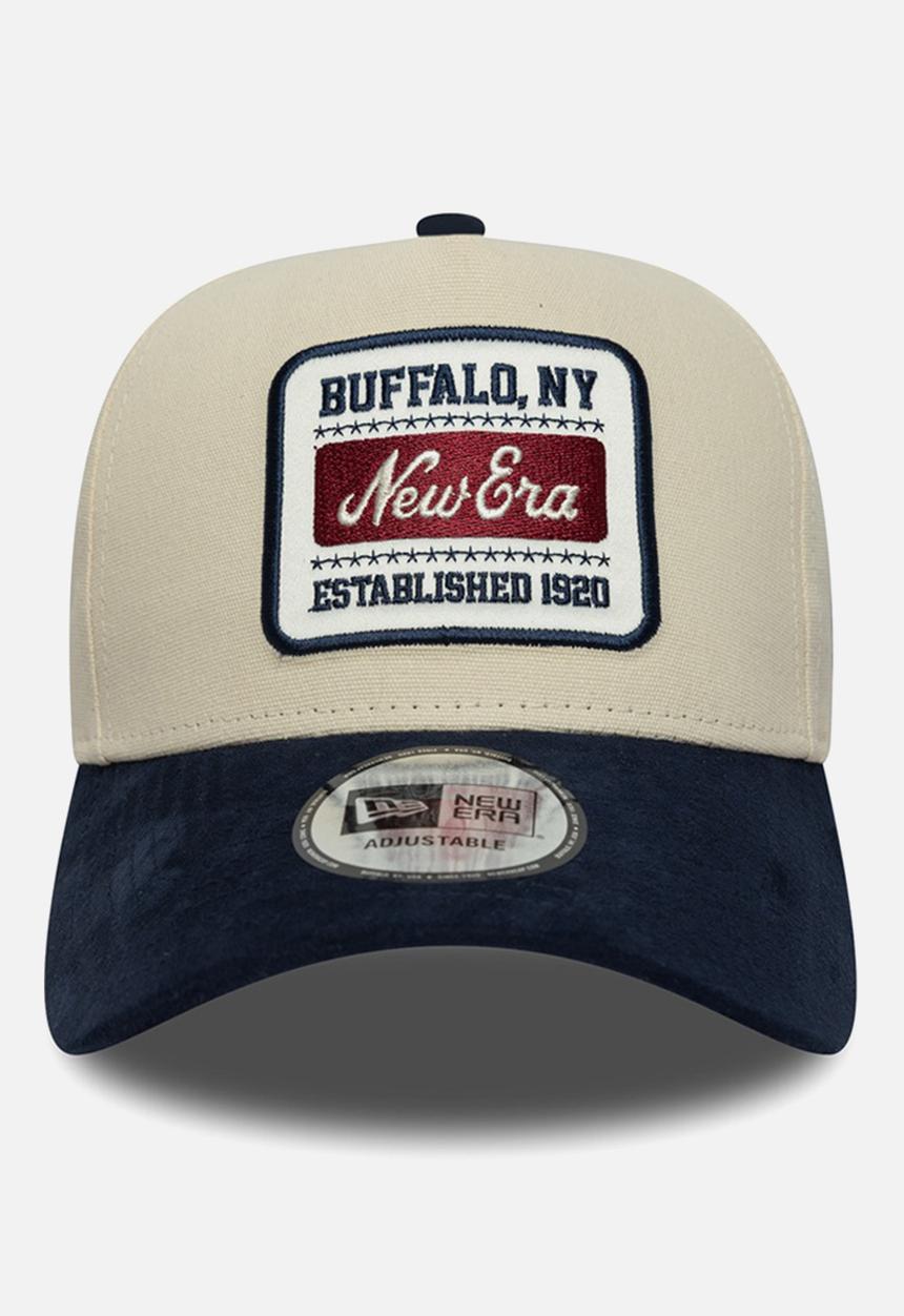 New Era - New Era Patch Suede E-Frame - Neutral & navy 