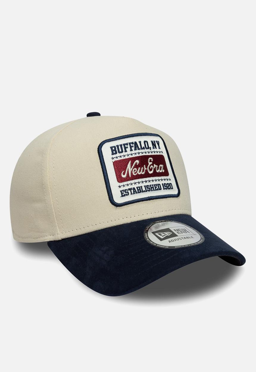 New Era - New Era Patch Suede E-Frame - Neutral & navy 