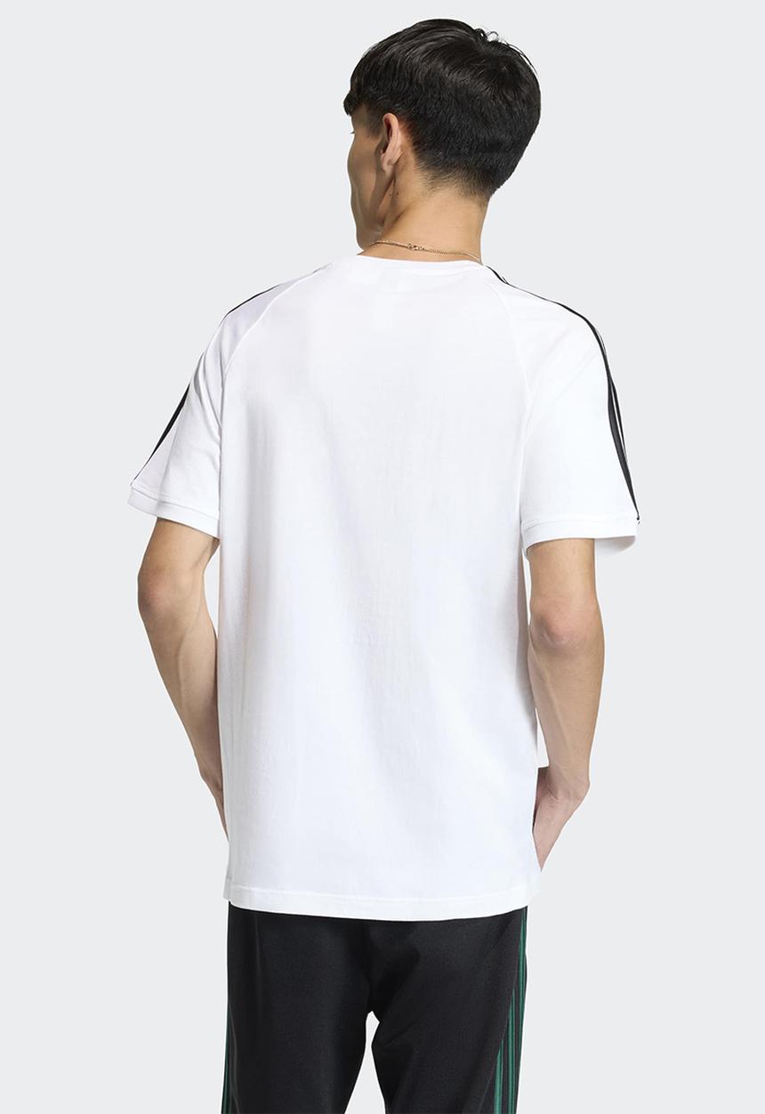 adidas Originals - Monogram Infill  3Stripe Tee - White